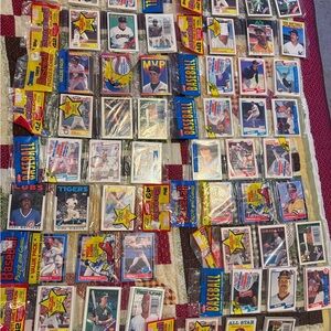 Vintage Baseball Trading Cards Collection
